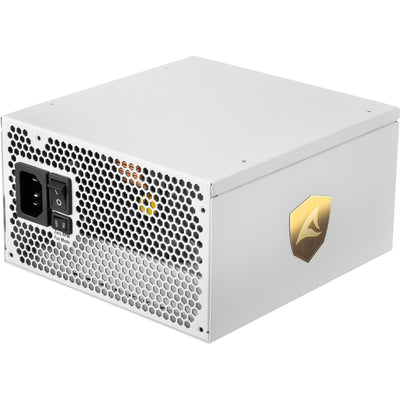 Sharkoon rebel p30 gold white modulaire 1000 watt voeding (wit, 1x 12vhpwr, 4x pcie)
