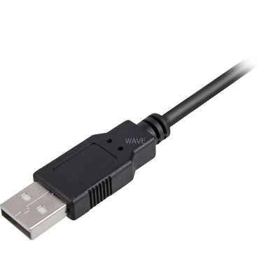 Sharkoon usb 2.0 verlengkabel (zwart, 3 meter, dubbele afscherming)