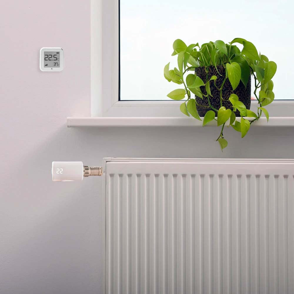 Shelly plus h t temperatuur- en vochtmeter (wit, wifi, bluetooth)