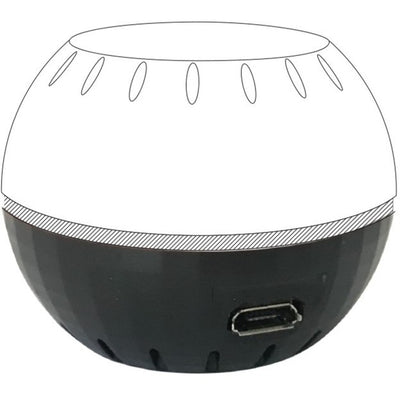 Shelly usb stroomadapter voor h t voedingseenheid (zwart)