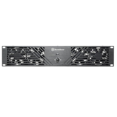 Silverstone rcp2b-480 case fans (zwart, 4 stuks, 80 x 80 x 25 mm, 2u externe fan module)