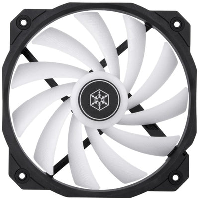 Silverstone shark force 160 argb case fan (zwart, 160 x 160 x 25 mm, pwm)