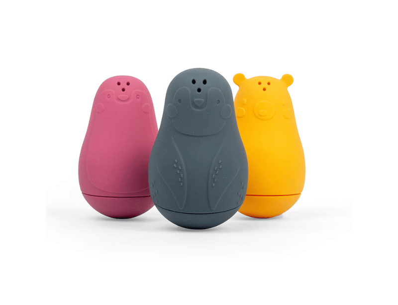 Bigjigs siliconen badvriendjes - 3st.