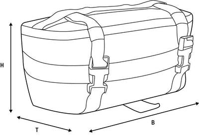 Oxford bauchtasche fanny pack xw3r black 3l
