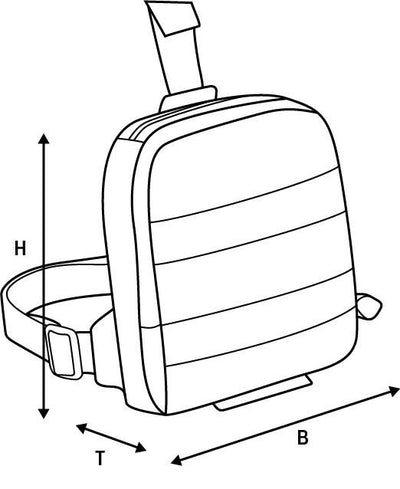 Oxford beintasche aqua l1 leg bag aqua l1 black