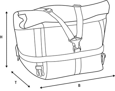 Oxford achtertas atlas t advanced atlas t-30 advanced tourpack black