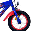 Sonic prime kinderfiets - jongens - 12 inch - blauw rood - twee handremmen