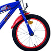 Sonic prime kinderfiets - jongens - 16 inch - blauw rood - twee handremmen