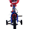 Sonic prime kinderfiets - jongens - 14 inch - blauw rood - twee handremmen