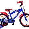 Sonic prime kinderfiets - jongens - 16 inch - blauw rood