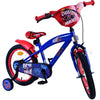 Sonic prime kinderfiets - jongens - 16 inch - blauw rood