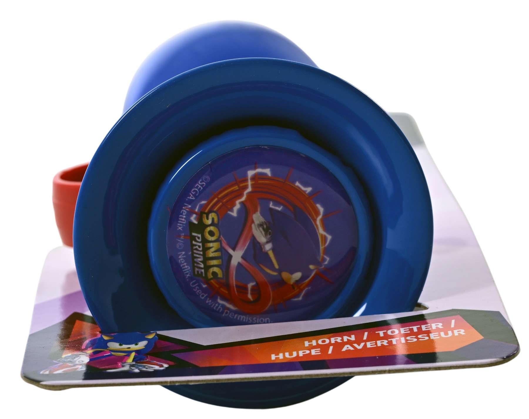 Volare turbo crew fietstoeter - jongens - rood blauw