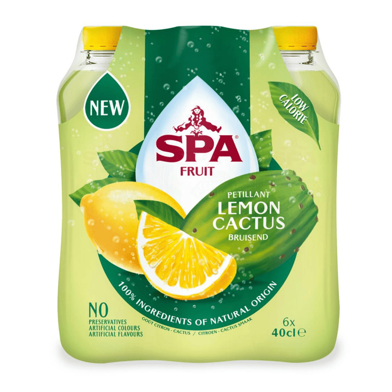 Spa fruit rkling lemon cactus pet (6x 400ml)
