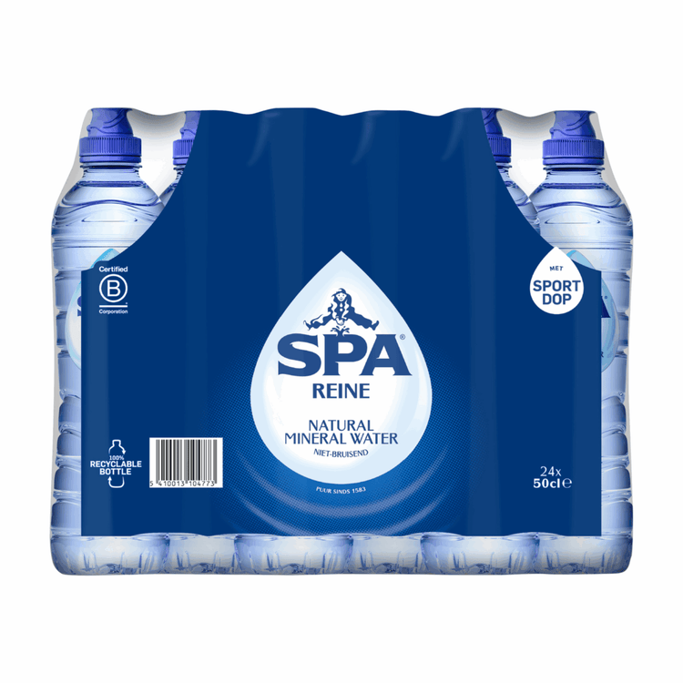 Spa reine blauw sportdop (24x 50cl)