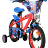 Spiderman marvel spider-man kinderfiets - jongens - 14 inch - rood blauw