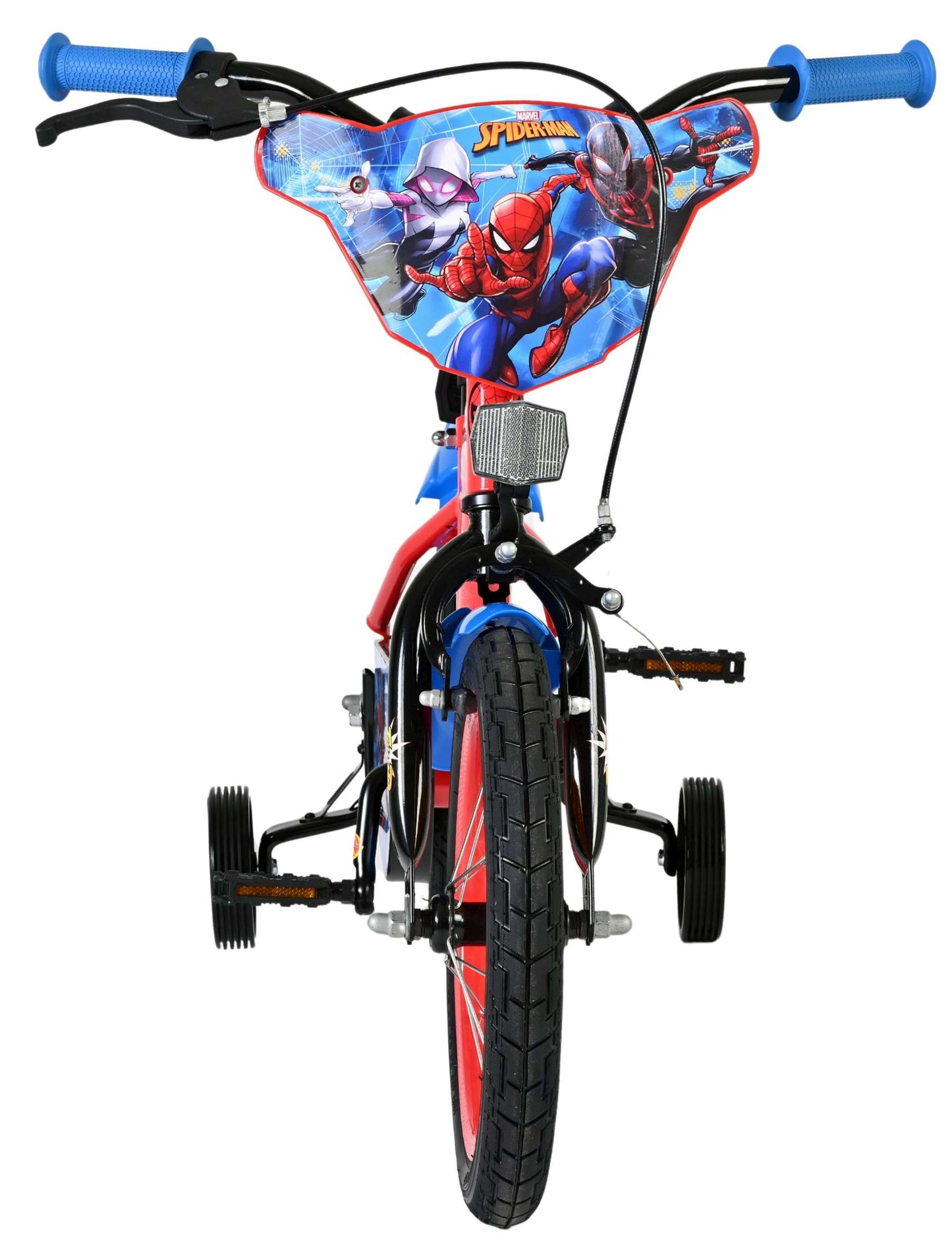 Spiderman marvel spider-man kinderfiets - jongens - 14 inch - rood blauw