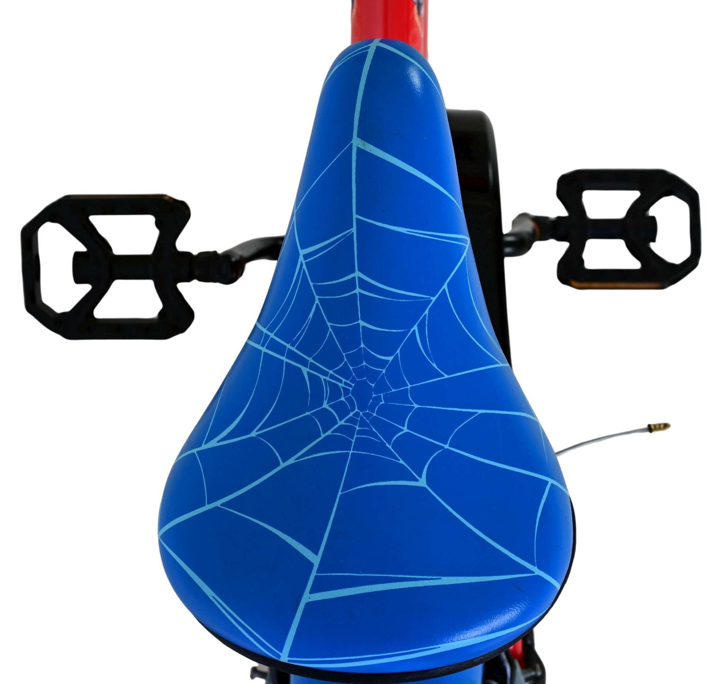 Spiderman spider-man kinderfiets - jongens - 16 inch - blauw rood - twee handremmen