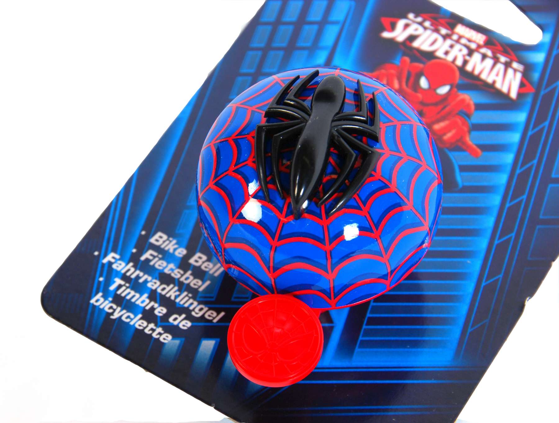 Spiderman fietsbel