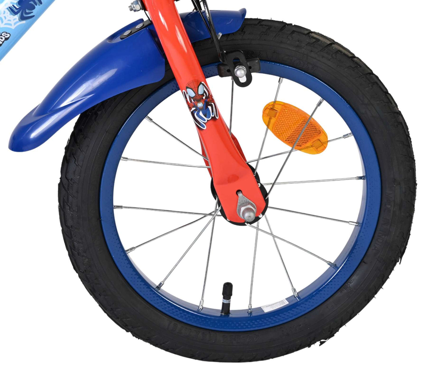 Spidey und seine tollen freunde spidey kinderfiets - jongens - 14 inch - blauw