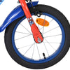 Spidey und seine tollen freunde spidey kinderfiets - jongens - 14 inch - blauw rood - twee handremmen