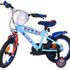 Spidey und seine tollen freunde spidey kinderfiets - jongens - 14 inch - blauw rood - twee handremmen