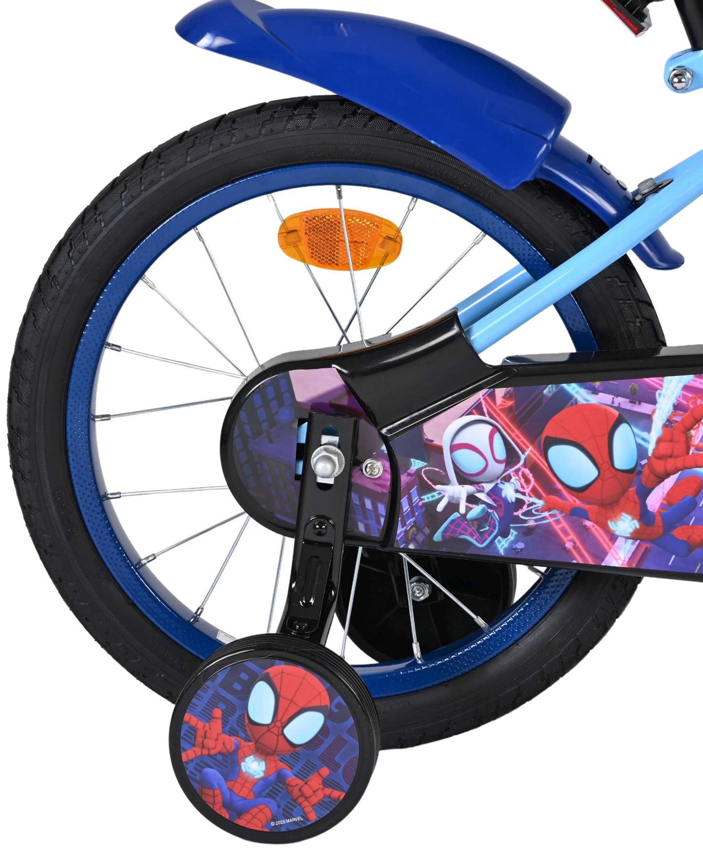 Spidey und seine tollen freunde spidey kinderfiets - jongens - 16 inch - blauw