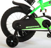 Volare Sportivo Kinderfiets Jongens 14 inch Neon Groen Zwart 95% afgemonteerd - afbeelding 5