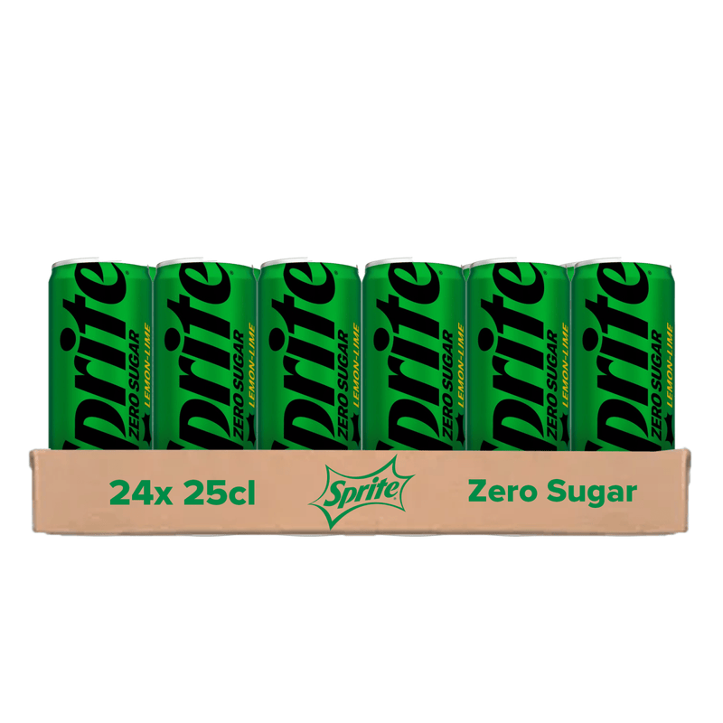 Sprite zero sugar blik (24x25cl)