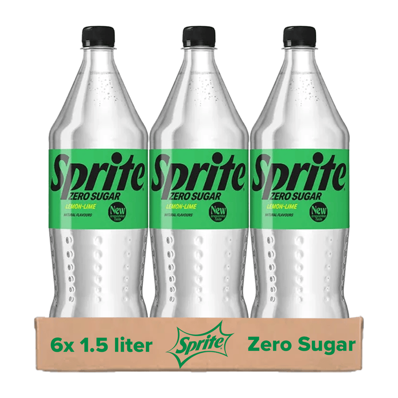 Sprite zero sugar pet (6x 1,5 liter)