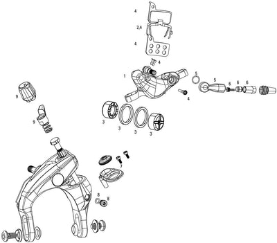 Sram force 1 hydraulic disc brake