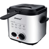 Steba df95f - minifriteuse fondue frituurpan (roestvrij staal zwart, 1,25 liter) - afbeelding 1