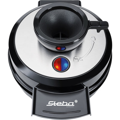 Steba wafelijzer we 20 volcano (zwart zilver)