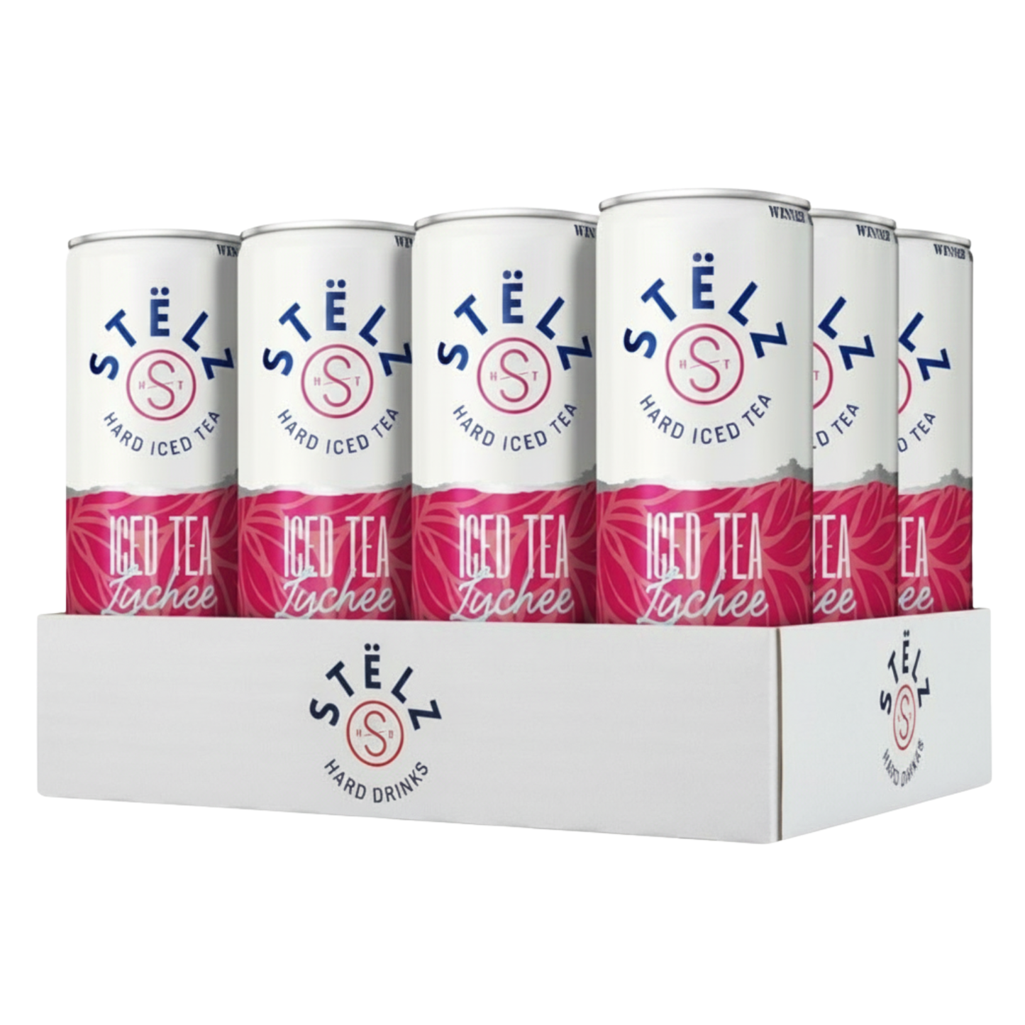 Stelz hard iced tea lychee blik (12x25 cl)
