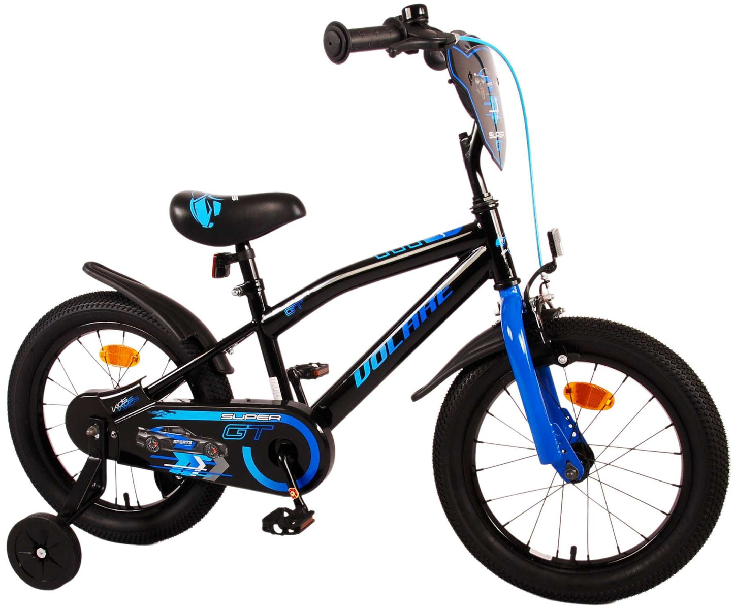 Volare Super GT Kinderfiets - Jongens - 16 inch - Blauw