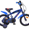Superman kinderfiets - jongens - 14 inch - blauw - twee handremmen