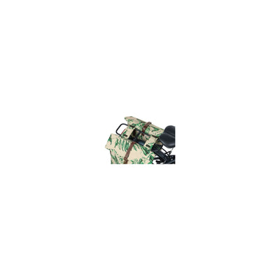 Basil Ever-Green dubbele fietstas, gerecycled PET, waterkerende vouwsluiting, unisex, fiets, sandshell beige