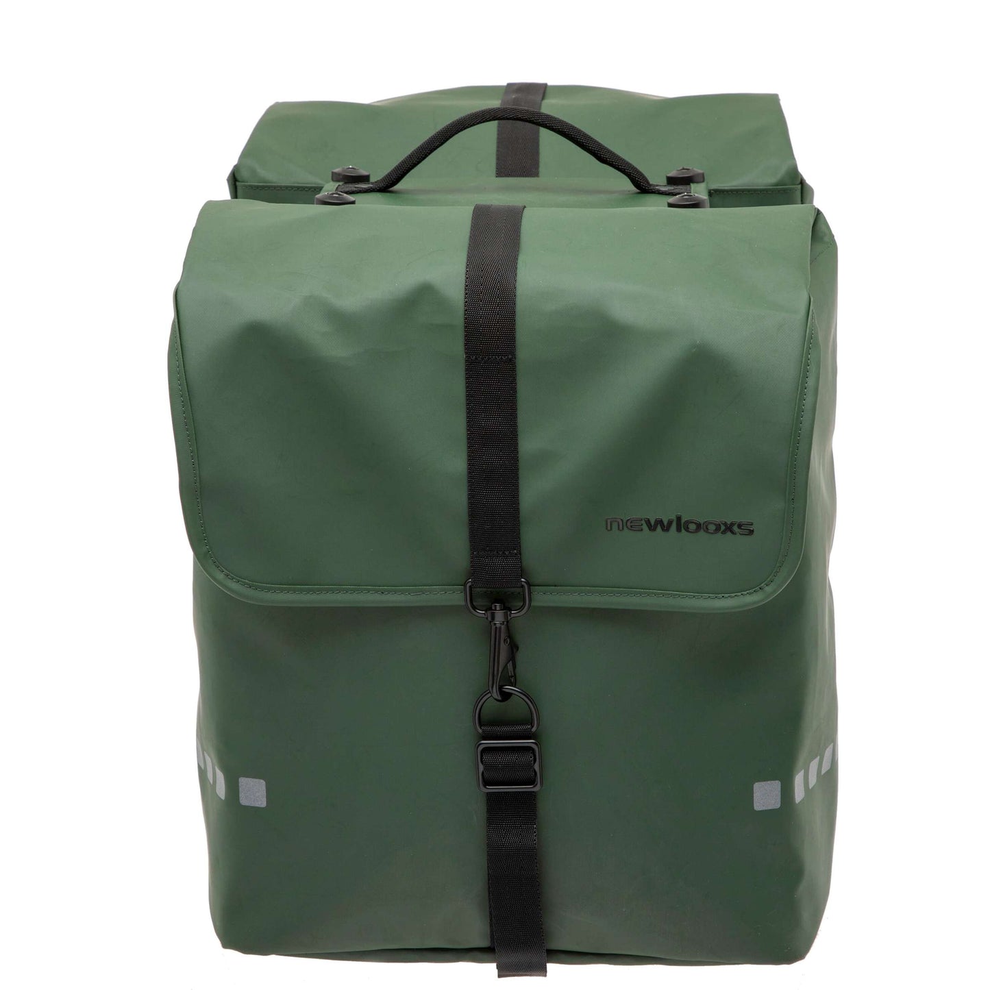 New Looxs Odense Dubbele Fietstas - Groen - 39L