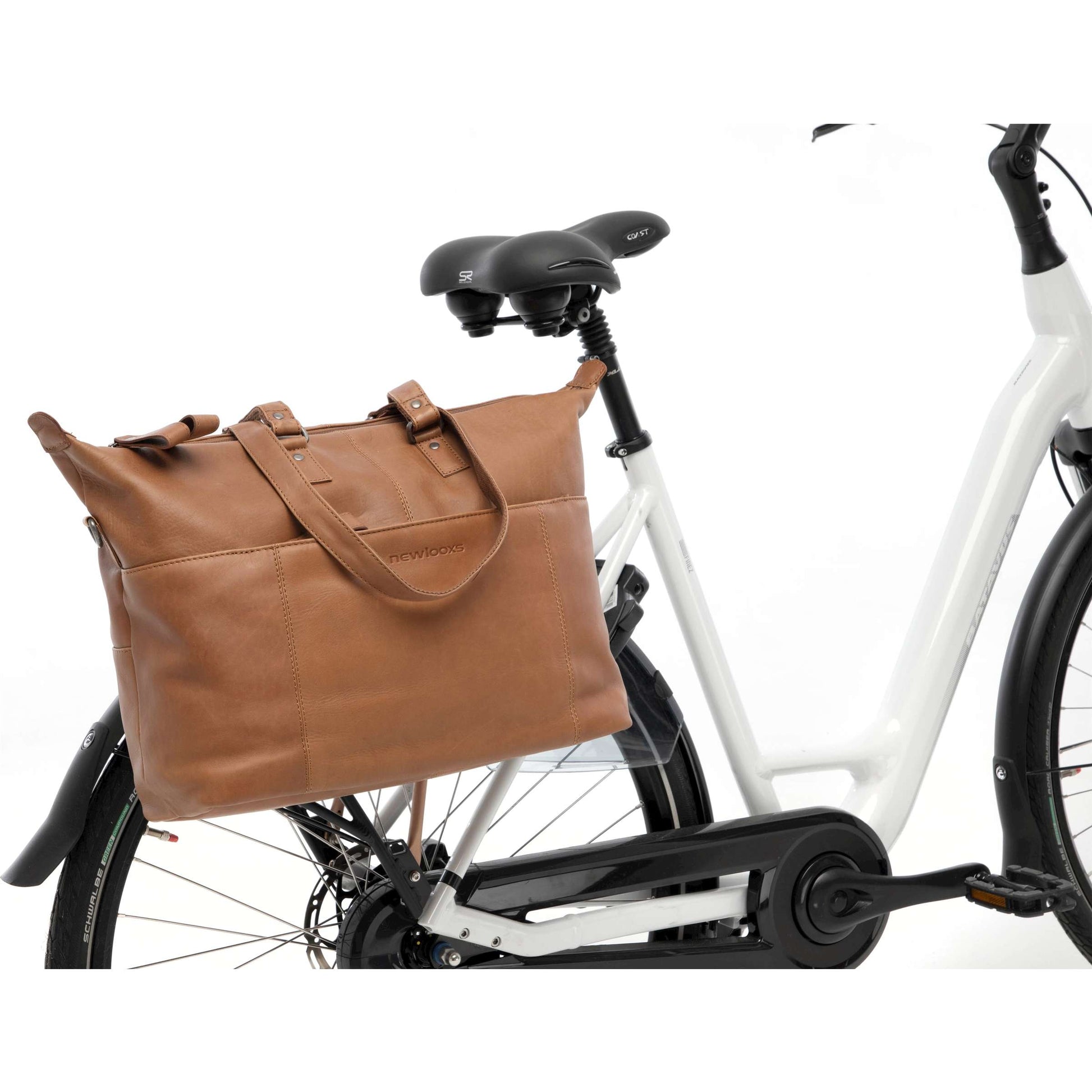 Newlooxs - New Looxs laptoptas leer Verla cognac 21 liter