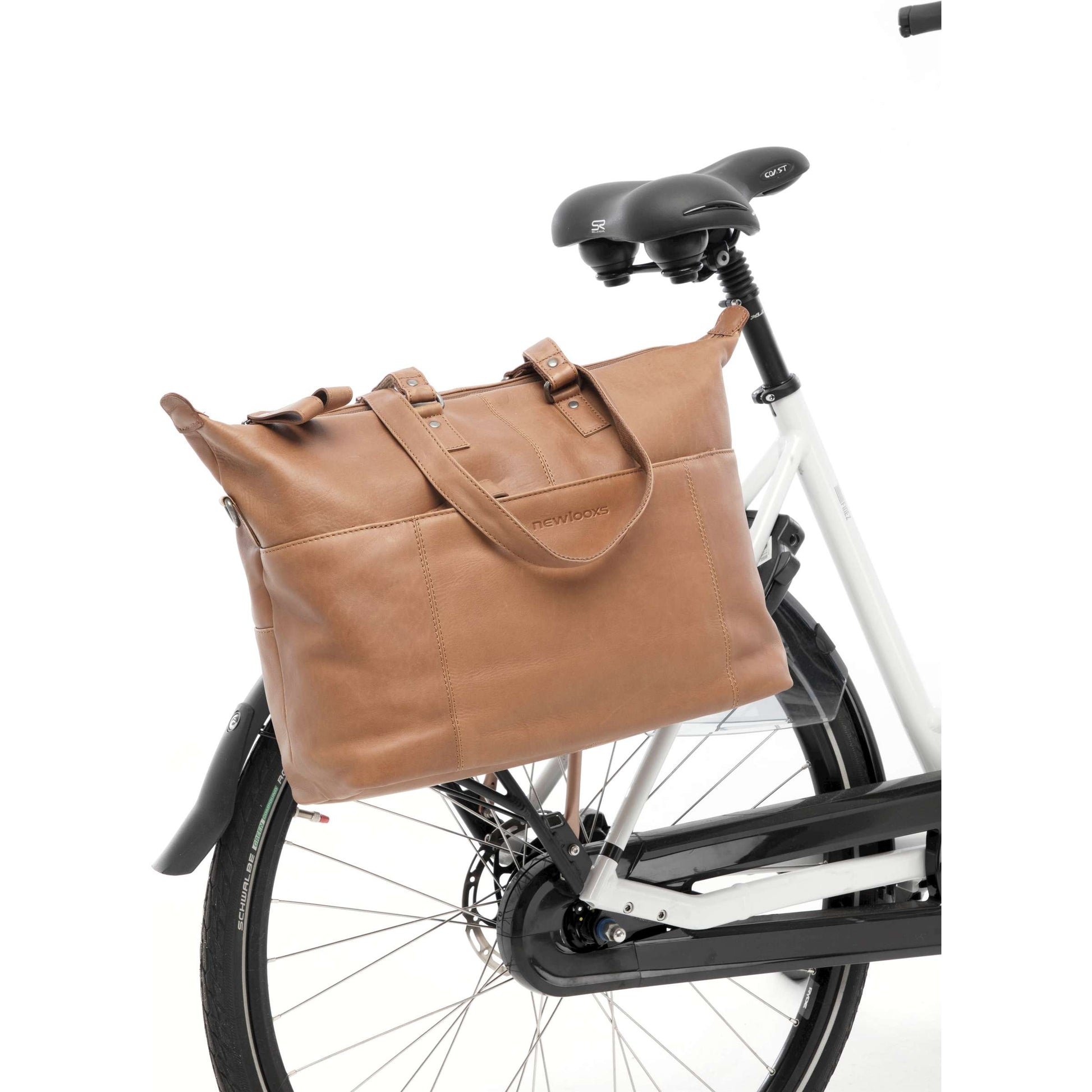 Newlooxs - New Looxs laptoptas leer Verla cognac 21 liter