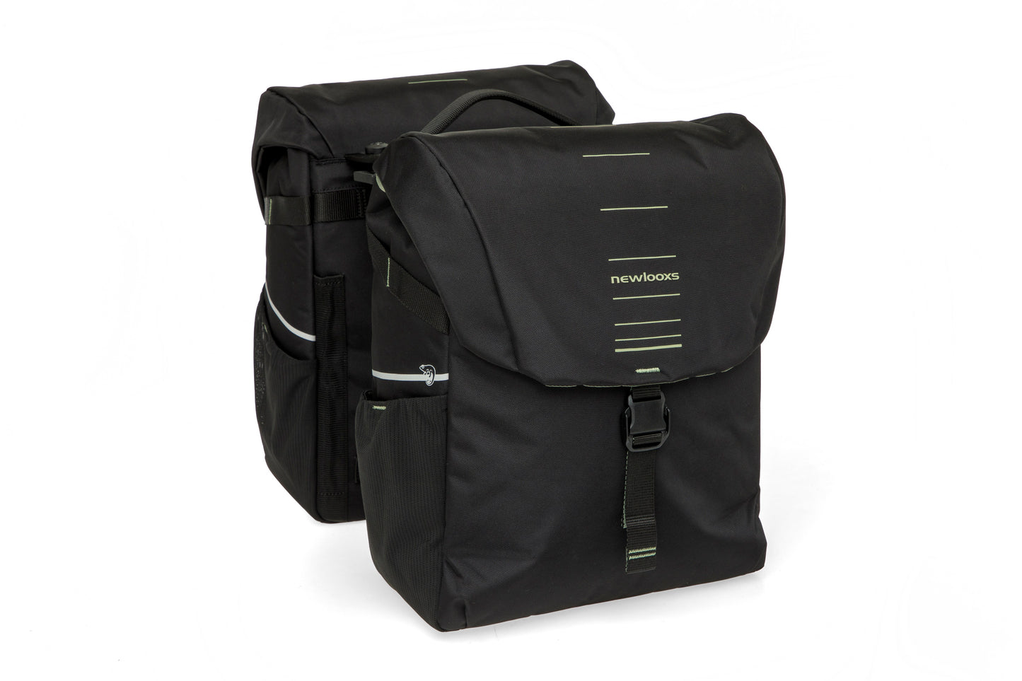 Newlooxs new looxs dubbele tas vigo double mik 2.0 . new looxs twin bags vigo double sw green