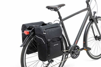 New Looxs Sports dubbele fietstas zwart grijs