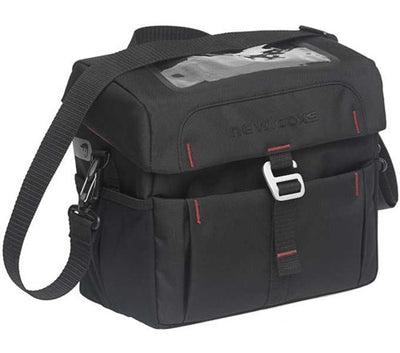 Vigo Handlebar Bag - sportieve stuurtas, waterdicht, verstevigd, reflecterend, zwart