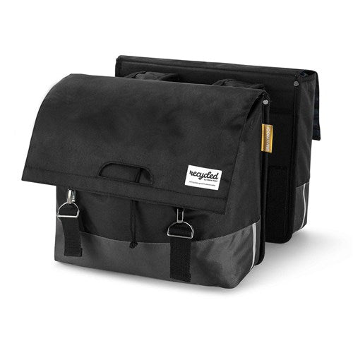 Urban Proof 40L dubbele fietstas zwart grijs