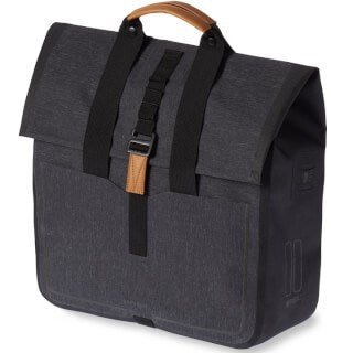 Basil Urban Dry Shopper - waterdichte fietstas, unisex, charcoal melee