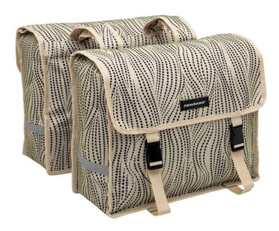 Newlooxs Tas New dubbel fiori alma sand