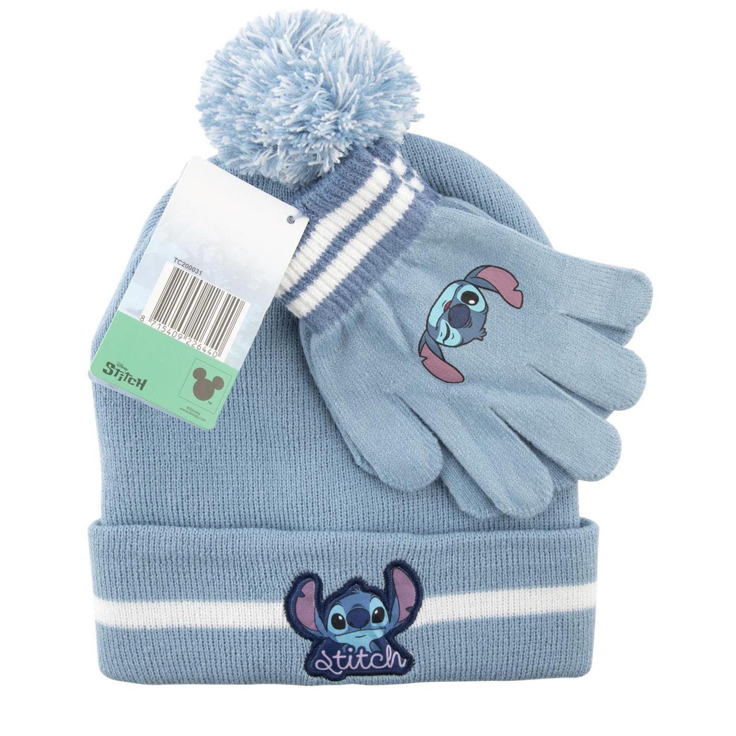 Lilo stitch winterset muts handschoen