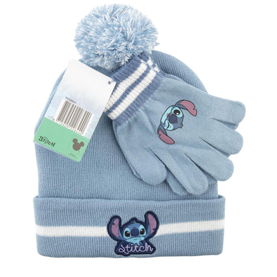 Merkoos lilo stitch winterset muts handschoen