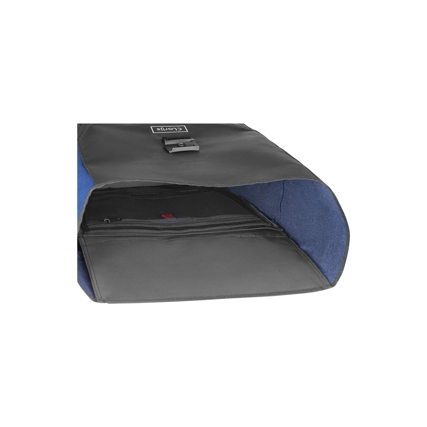 Clarijs fietstas solobag 24l zwart-blauw