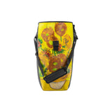 Clarijs fietstas enkel solobag 24l van gogh sunflowers - afbeelding 3