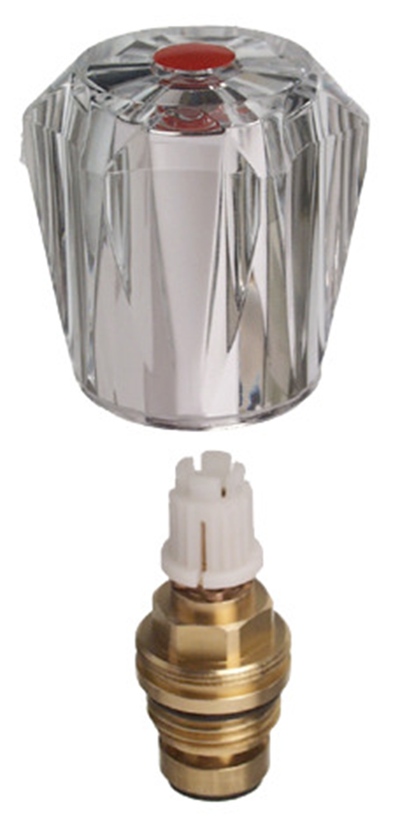 Cornat kraanbovenstuk acryl 1 2 rood ac - tec302501
